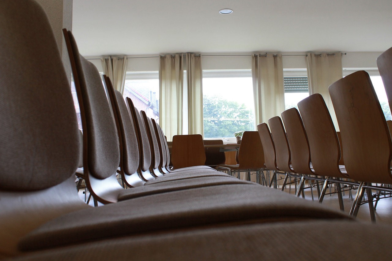 chairs, seminar, classroom